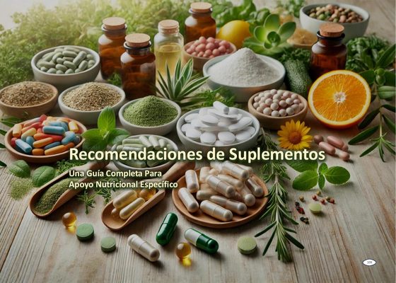Página del libro de implementación: Recomendaciones de Suplementos, página de apertura de la guía